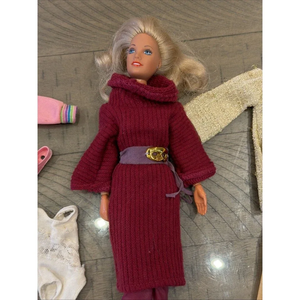 Vintage Kenner Darci Fashion Doll Set Clothes Blonde 1970s Fashion Original